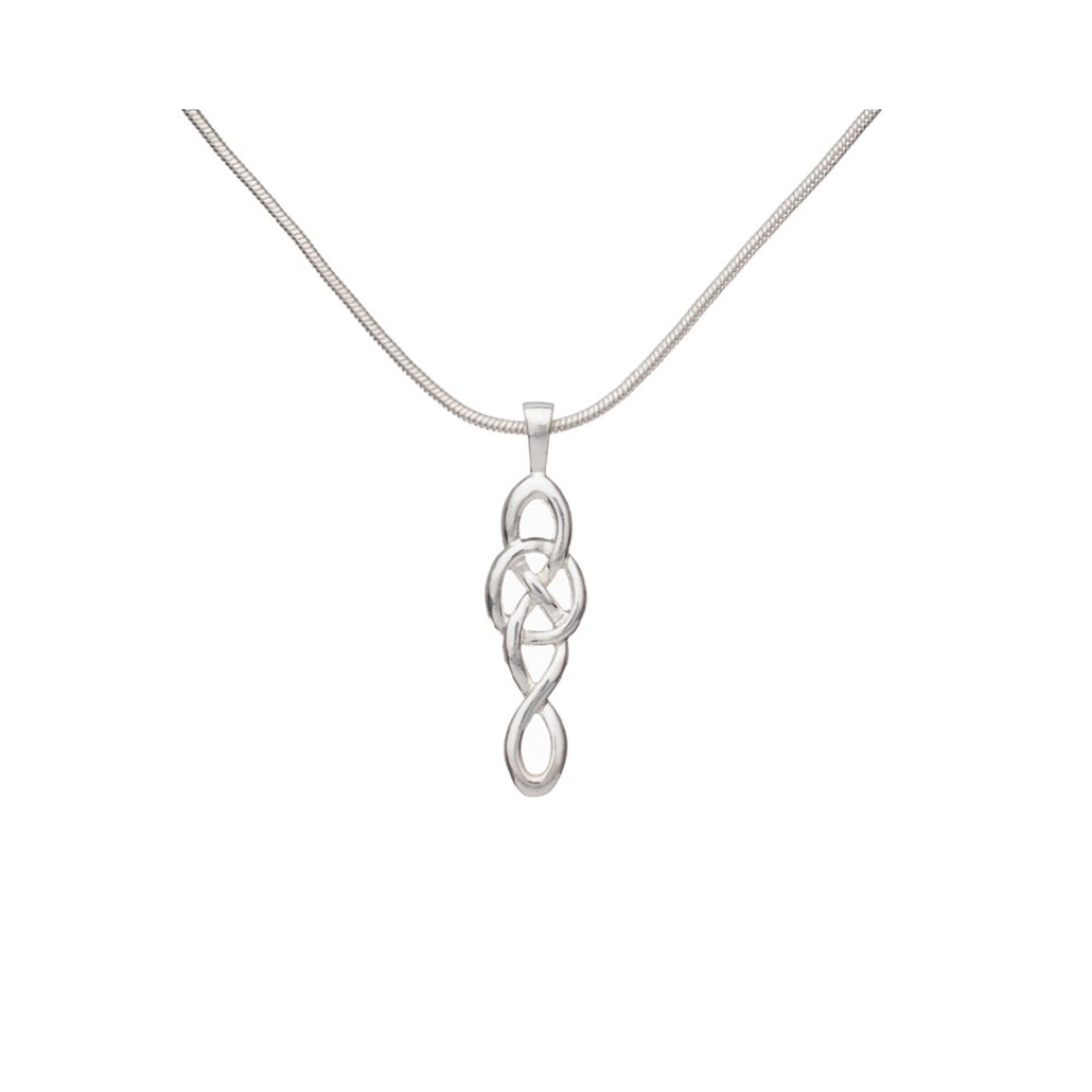 Carrick Celtic Knot Drop Pendant and Earring Set