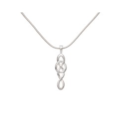 Carrick Celtic Knot Drop Pendant and Earring Set