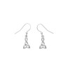 Carrick Celtic Knot Triangle Pendant and Earring Set