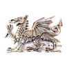 Welsh Dragon Plaid Brooch 