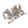 Welsh Dragon Plaid Brooch 