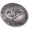 Plaid Brooch Celtic Knot Welsh Dragon