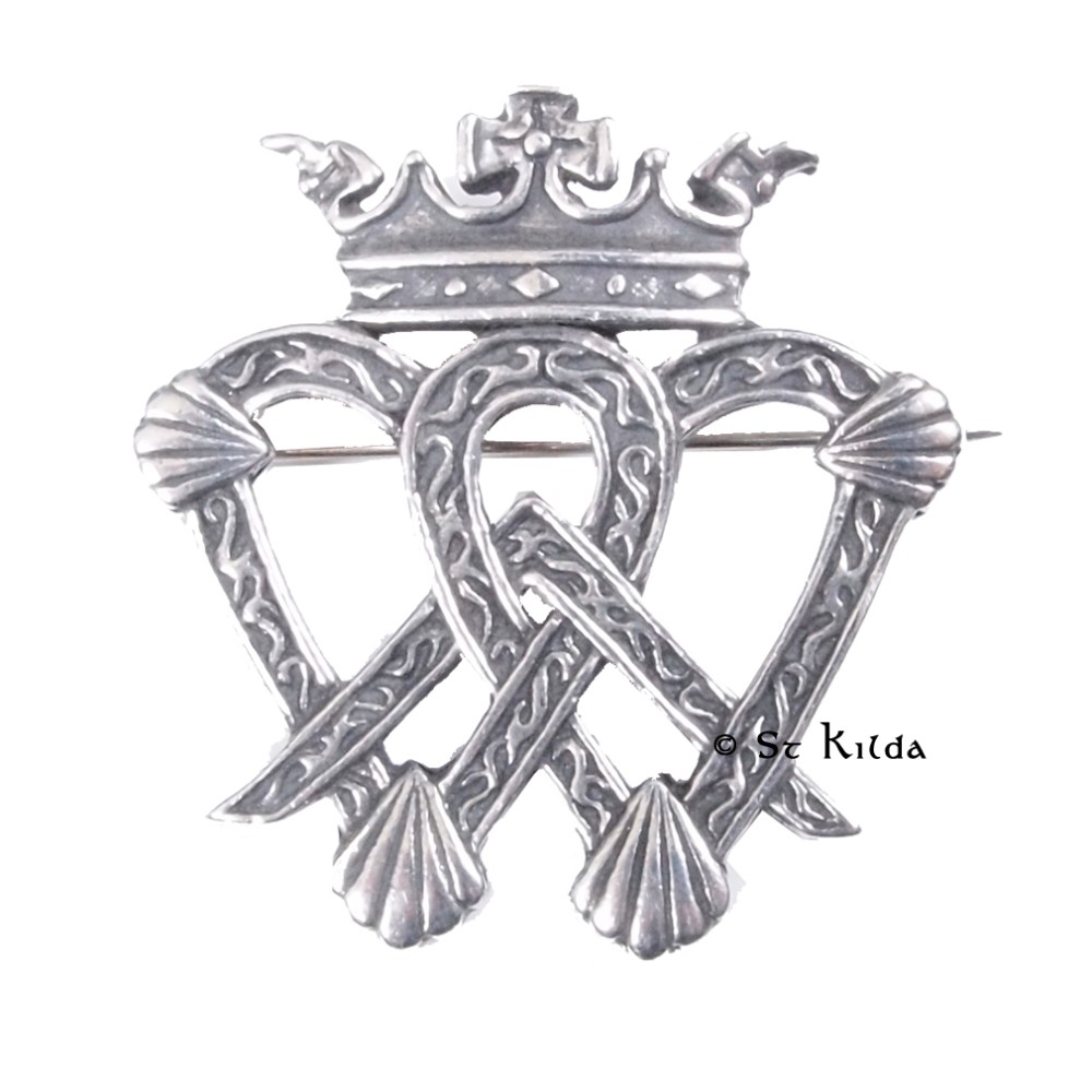 Crowned Luckenbooth Brooch