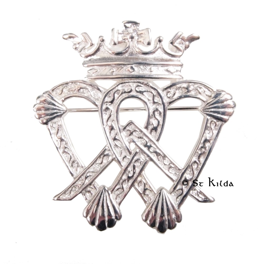 Crowned Luckenbooth Brooch