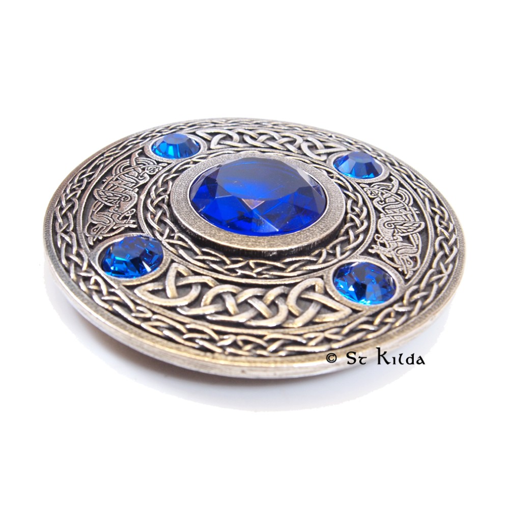 Plaid Brooch Gemset