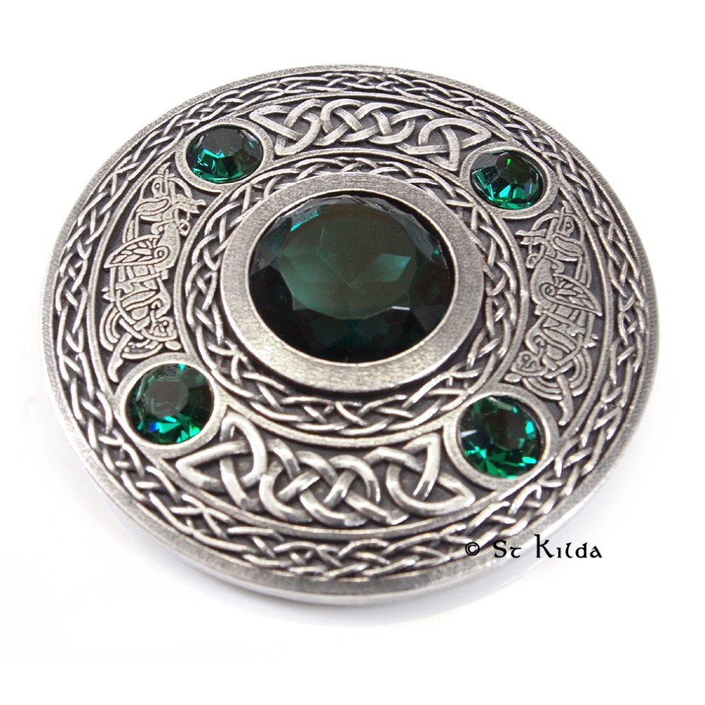 Plaid Brooch Gemset