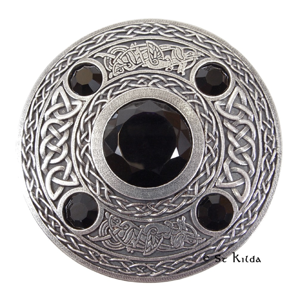 Plaid Brooch Gemset