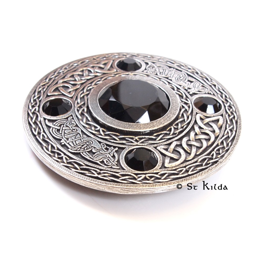 Plaid Brooch Gemset