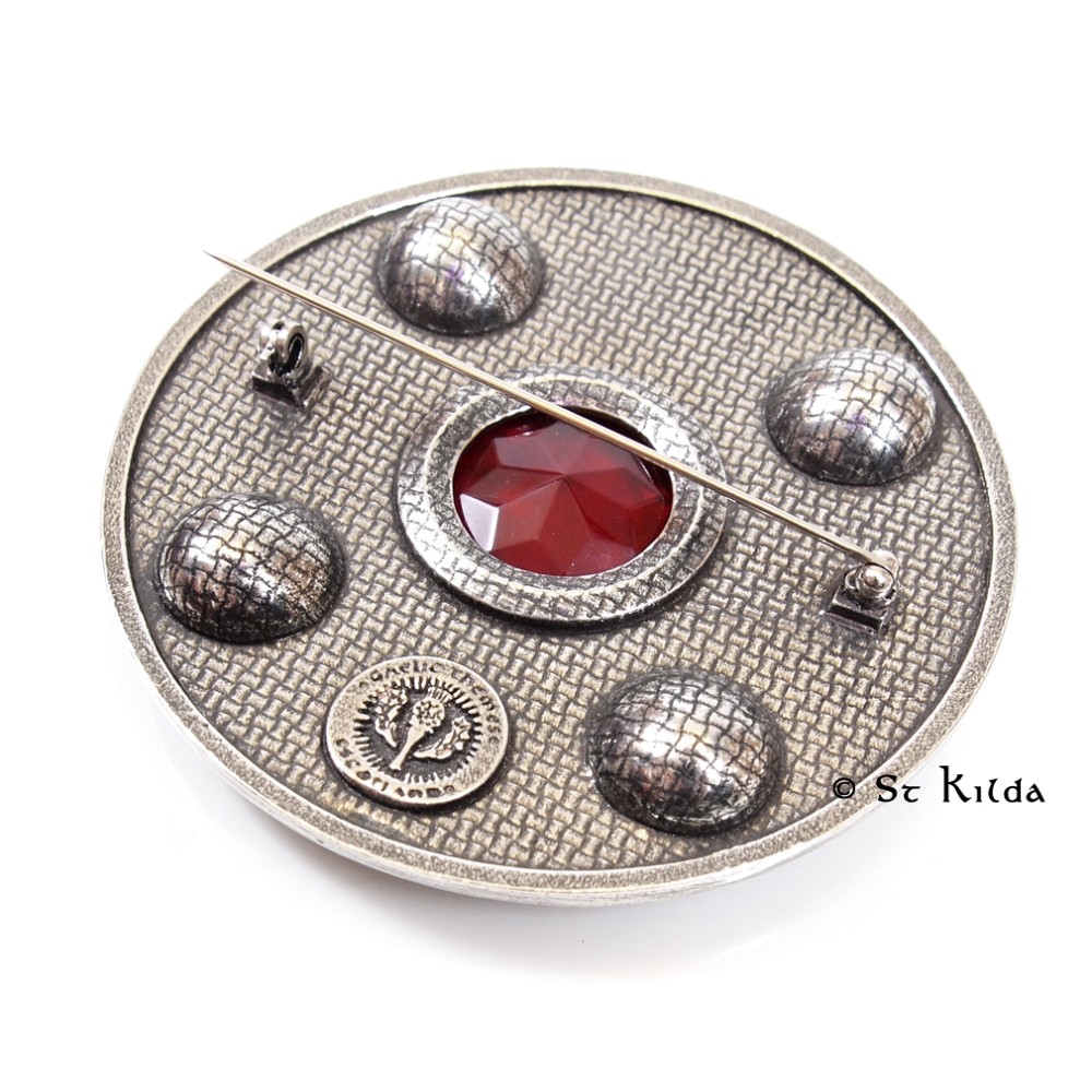 Plaid Brooch Gemset
