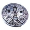 Plaid Brooch Celtic Cross