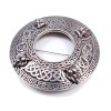 Scottish Lion Head Plaid Brooch