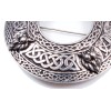Scottish Lion Head Plaid Brooch