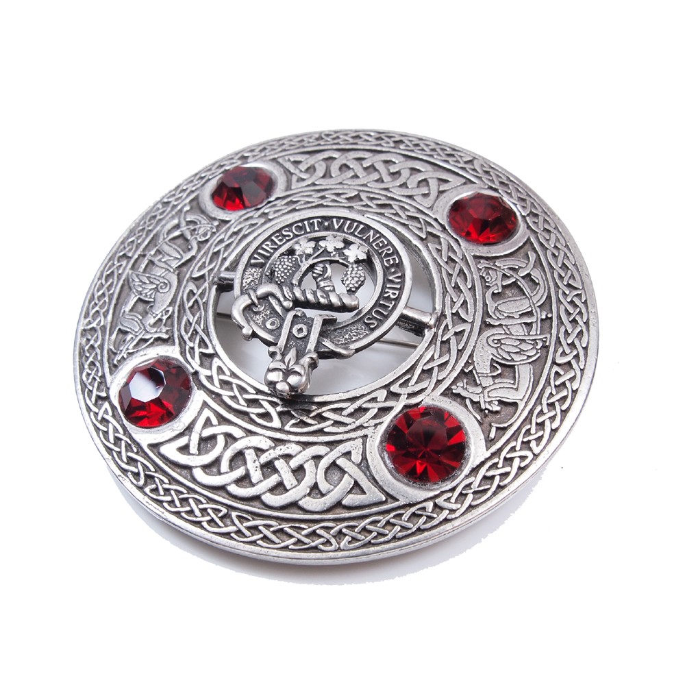 Plaid Brooch Scottish Clan Crest