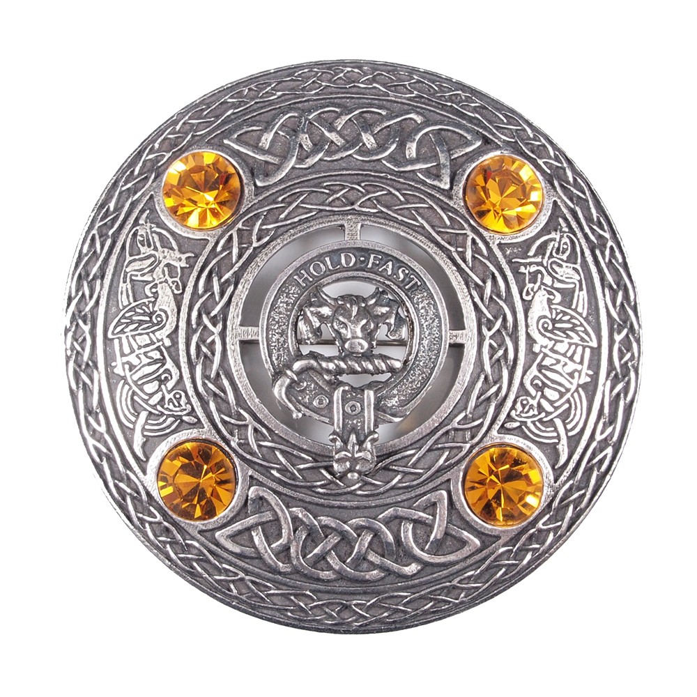Plaid Brooch Scottish Clan Crest