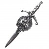 Kilt Pin Bagpiper Crest