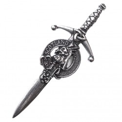 Kilt Pin Bagpiper Crest