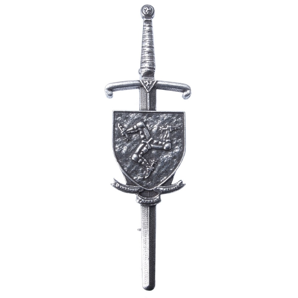 Isle of Man Sword of State Kilt Pin