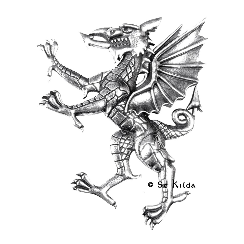 Kilt Pin Dragon Rampant