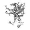 Kilt Pin Dragon Rampant