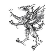 Kilt Pin Dragon Rampant