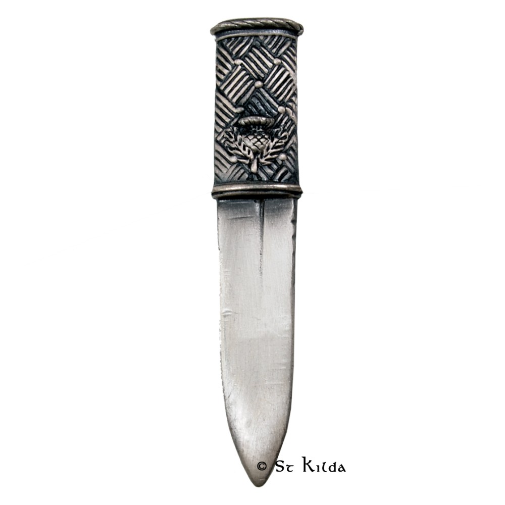 Antique Thistle Kilt Pin