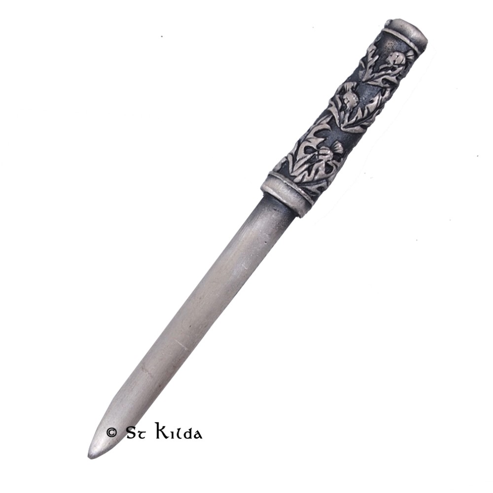 Antique Thistles Kilt Pin