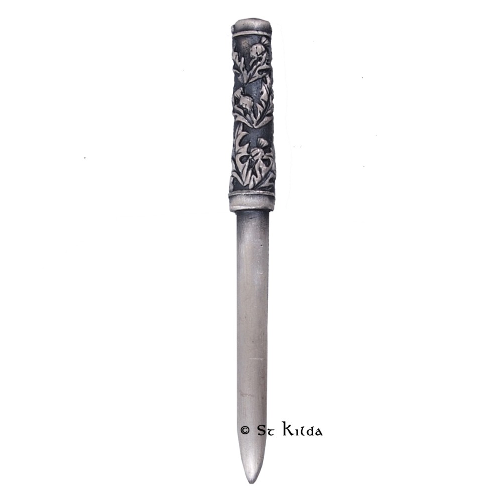 Antique Thistles Kilt Pin
