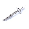 Kilt Pin Interlaced Broad Sword