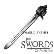 Kilt Pin Basket Hilted Sword