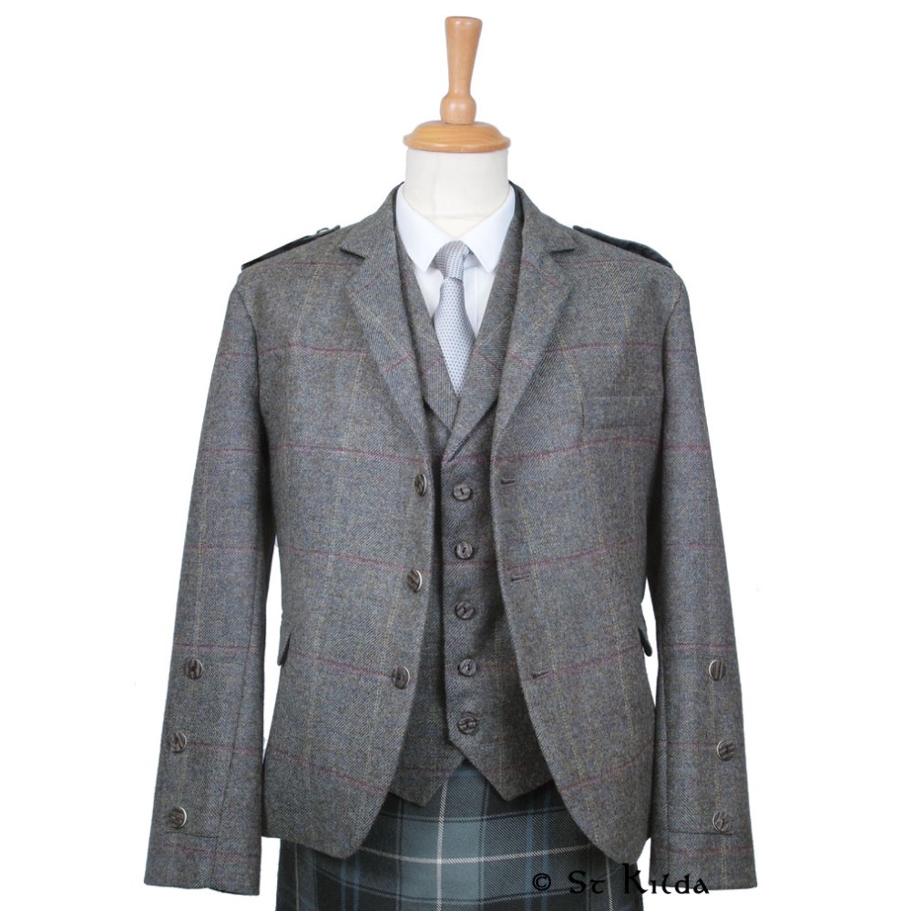 Tweed Day Kilt Jacket and Waistcoat - Made to Measure