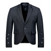 Braemar Tweed Jacket in Black Arrochar