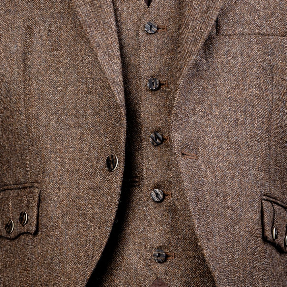 Argyll Tweed Jacket - Brown