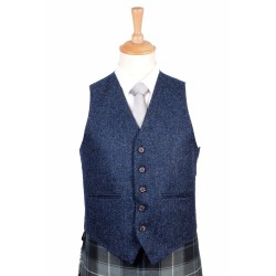 Lomond Blue Tweed Argyll Kilt Jackets with Waistcoats