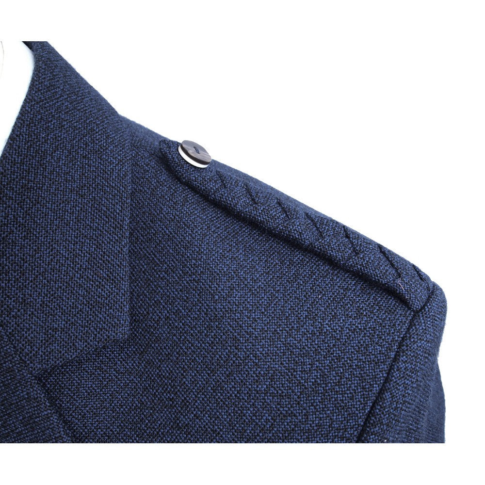Braemar Tweed Jacket in Navy Arrochar