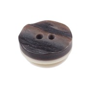 10x Replacement Small (15mm) Imitation Horn Kilt Jacket Buttons - Ten Pack