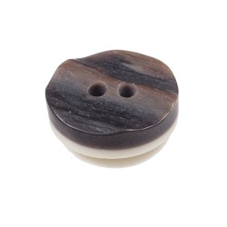 10x Replacement Small (15mm) Imitation Horn Kilt Jacket Buttons - Ten Pack