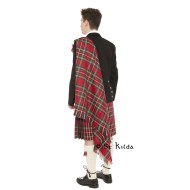 Shoulder/Fly Plaid - Polyviscose - Vegan Friendly