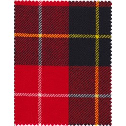 Tartan Fabric - Sample Swatch - Vegan Polyviscose