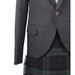 32R Charcoal Arrochar Kid's Kilt Jacket