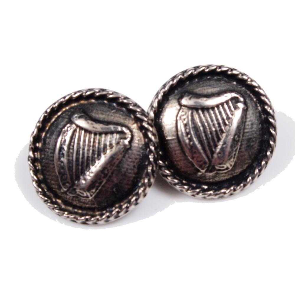 5x Replacement Large (18mm) Kilt Jacket Buttons - Irish Five Pack
