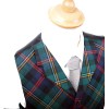 Ladies' Tartan Waistcoat - Polyviscose - Vegan Friendly