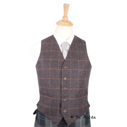 Patterned Tweed Waistcoat - Standard Size - Made to Order