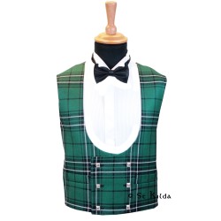 Double Breasted Tartan Waistcoat - Standard Size - Made to Order