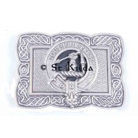 <br>Clan Carmichael Crest Celtic Knot Belt Buckle 