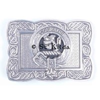 <br>Clan Cumming Crest Celtic Knot Belt Buckle 