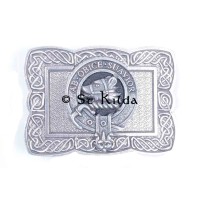 <br>Clan Galbraith Crest Celtic Knot Belt Buckle 