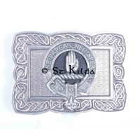 <br>Clan Lamont Crest Celtic Knot Belt Buckle 