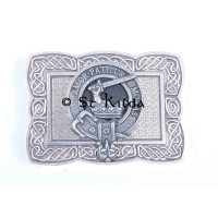 <br>Clan Lumsden Crest Celtic Knot Belt Buckle 