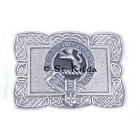 <br>Clan Chattan Crest Celtic Knot Belt Buckle 