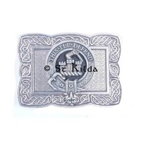 <br>Clan Kincaid Crest Celtic Knot Belt Buckle 